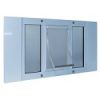 Ideal Pet Aluminum Sash Window Pet Door - Medium/27-32 Inches